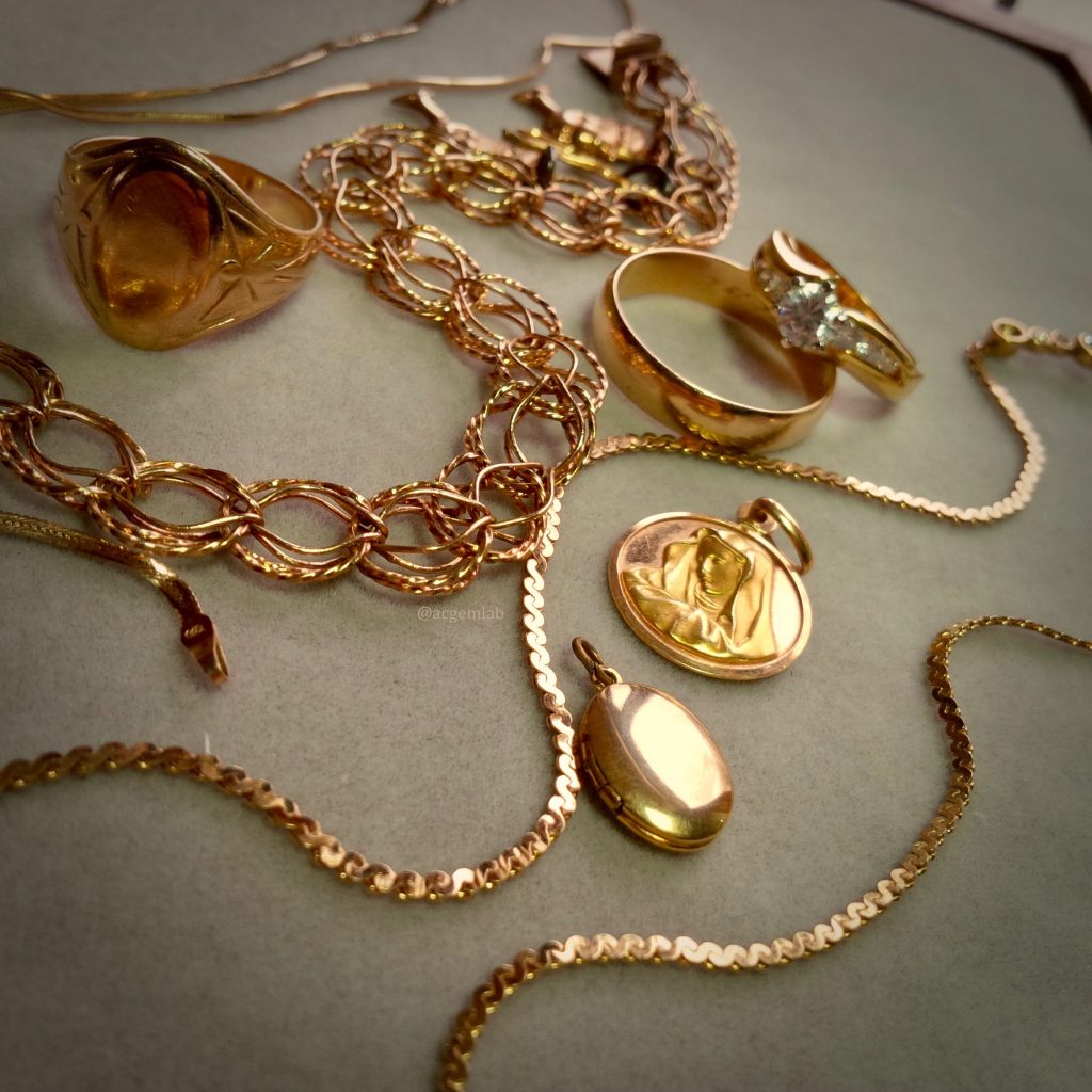 gold estate jewellery is highly desirable with the price of gold right now.